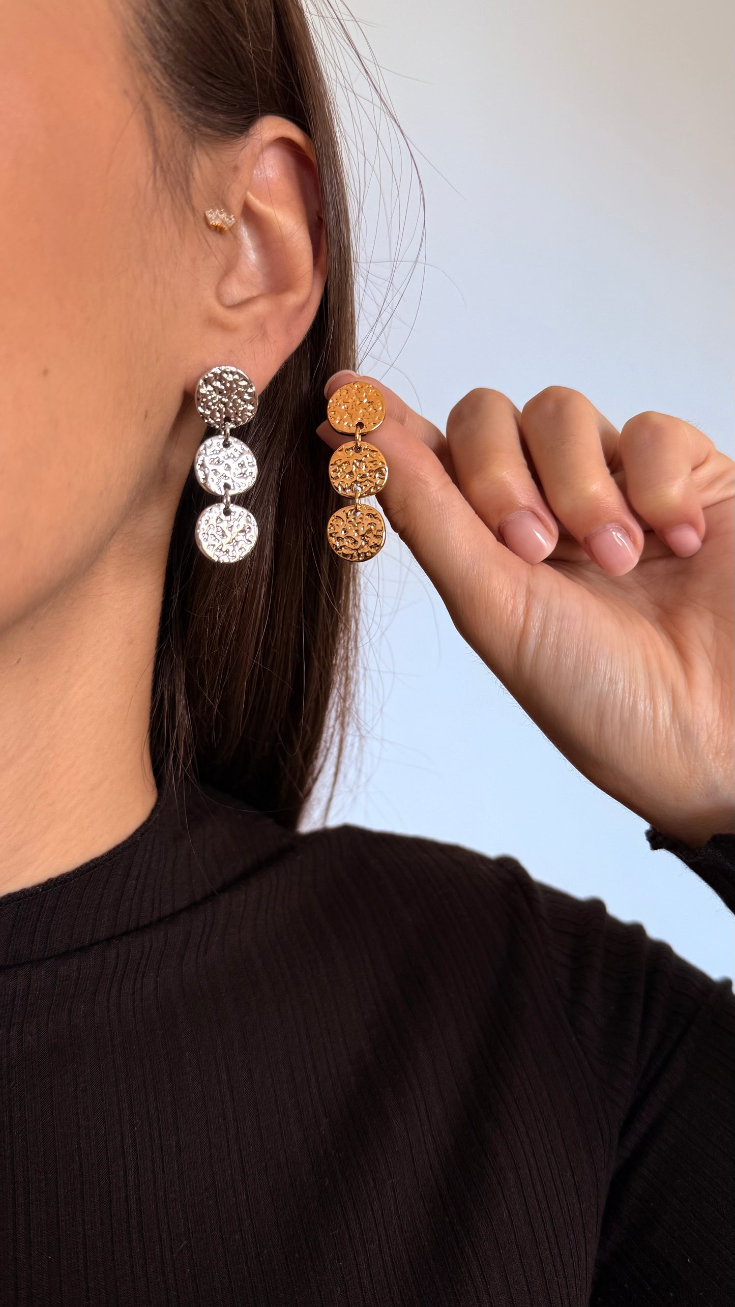Pendientes Cloudy