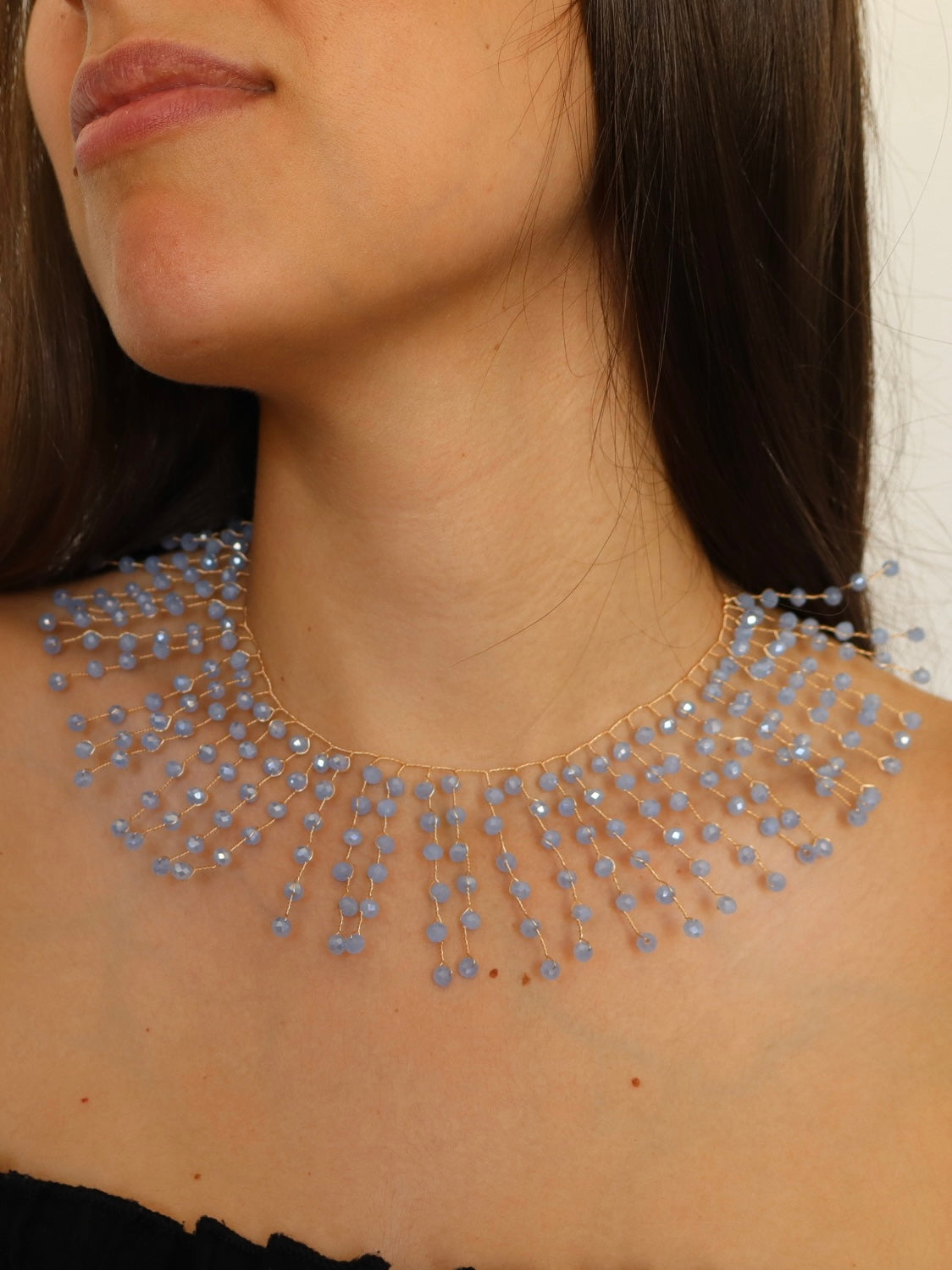 Collar Crystal Cascada Celeste