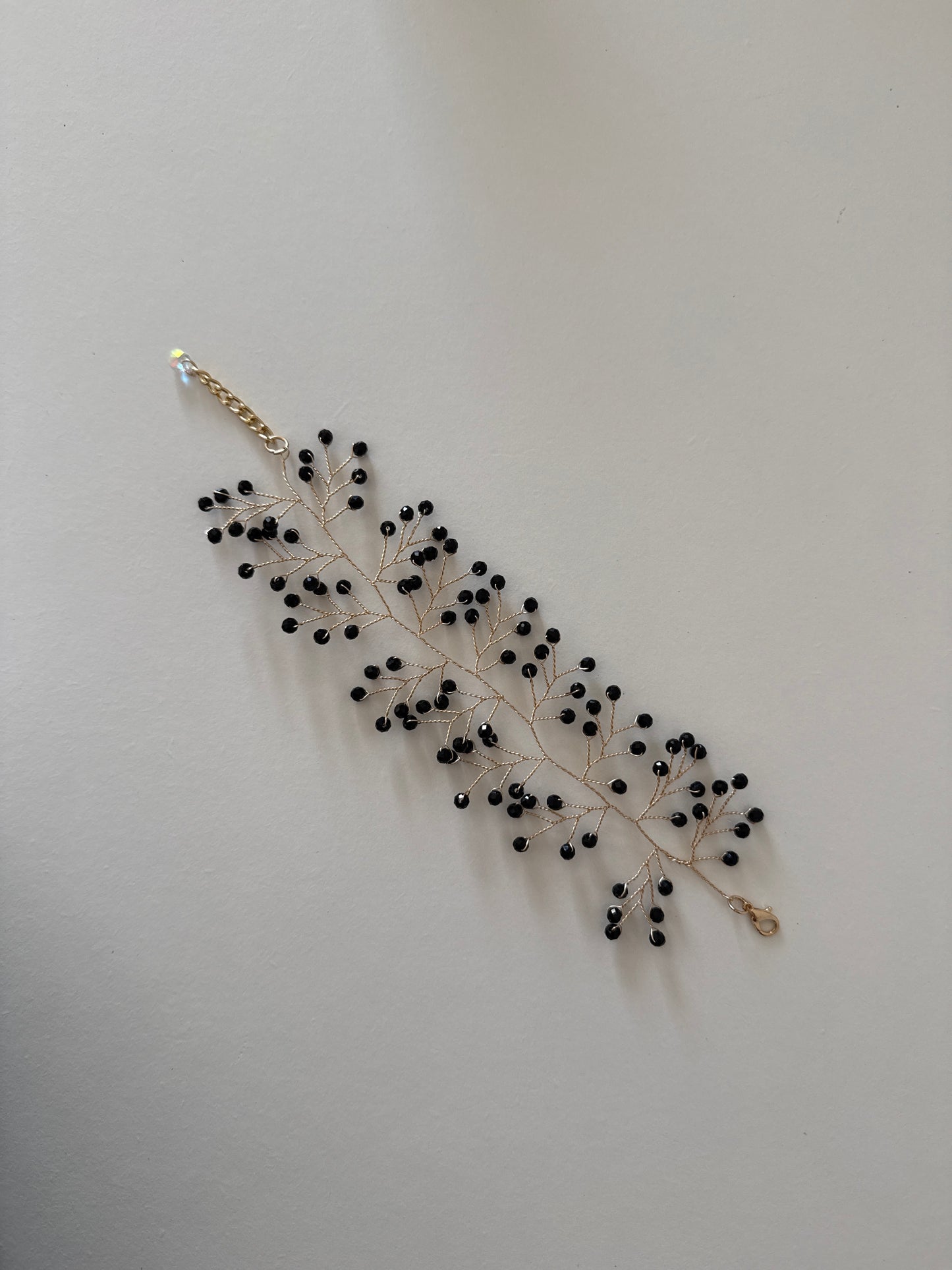 Pulsera Crystal Negro