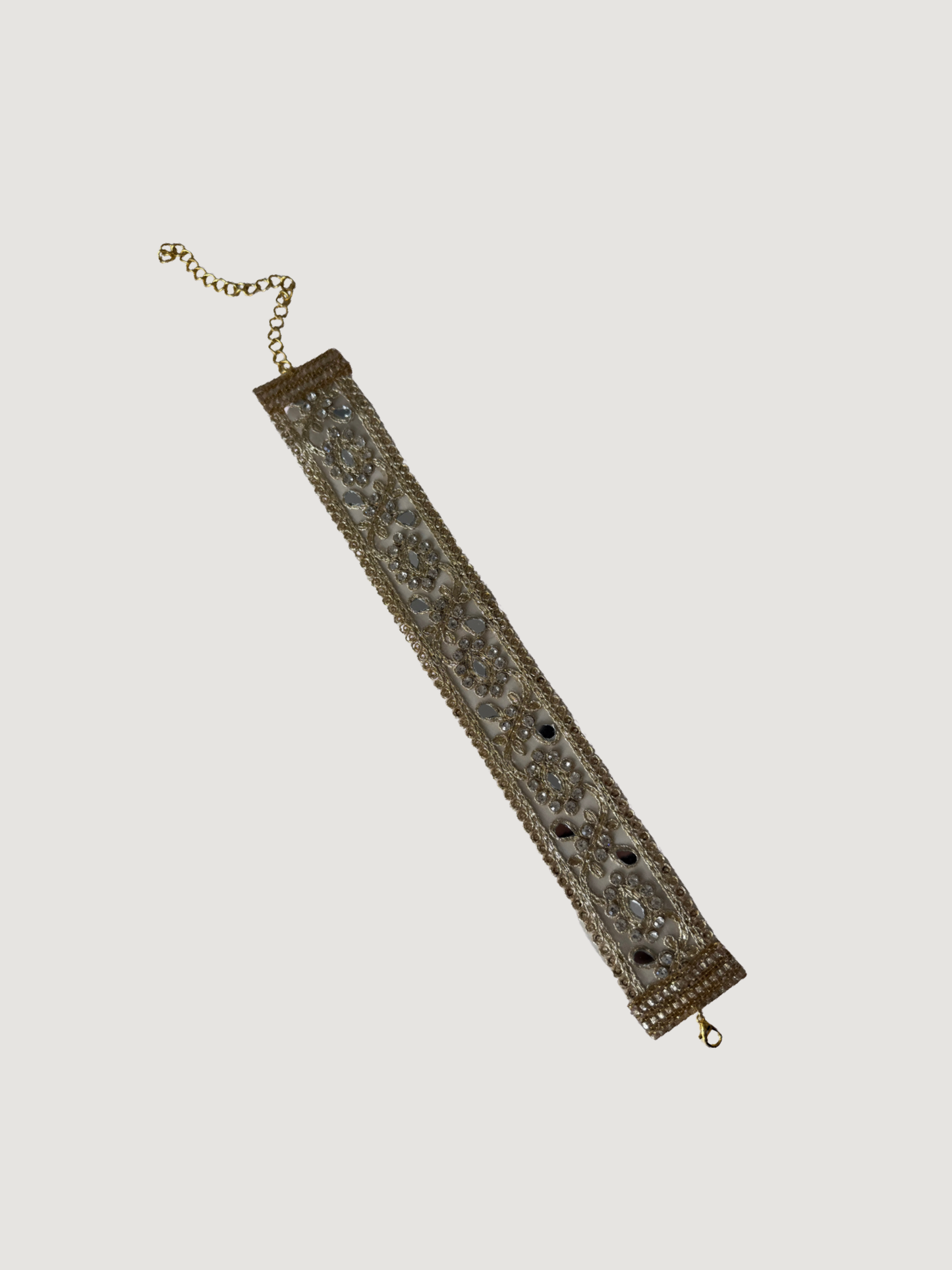 Choker Espejo Bordeaux