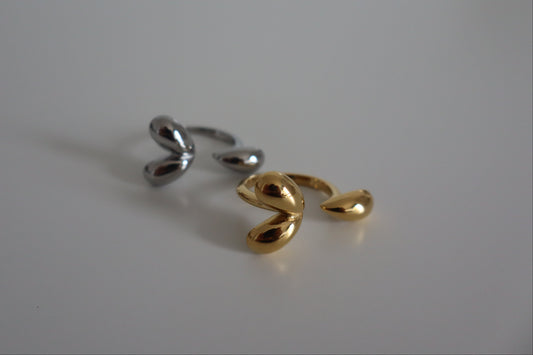 Anillo Pétalo Plateado