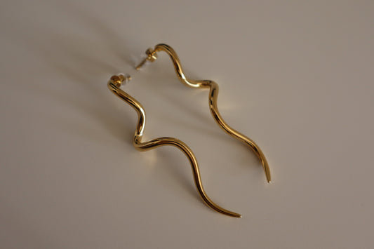 Pendientes Espiral Dorados