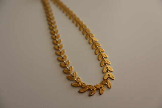 Tobillera Espiga en Dorado