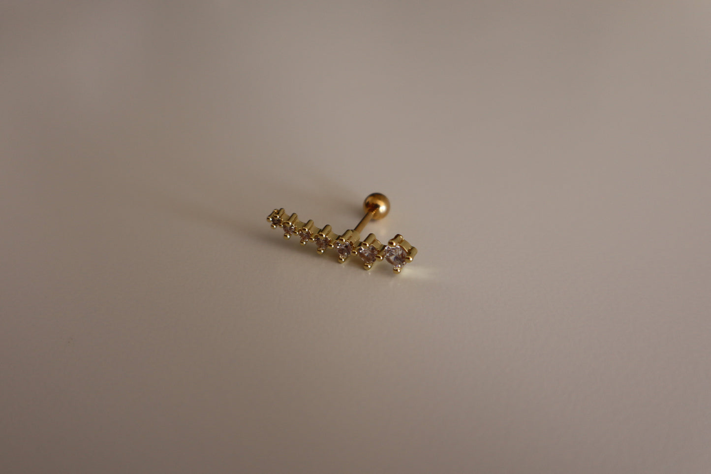 Piercing Estela en Dorado