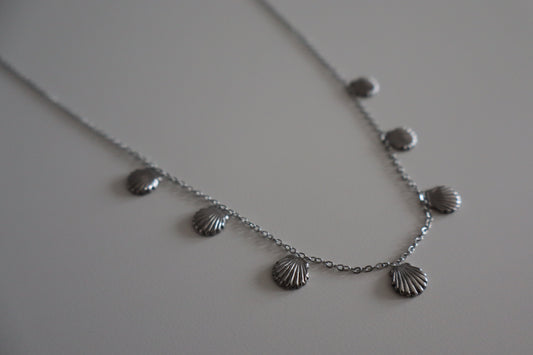 Collar Mini Conch Plateado