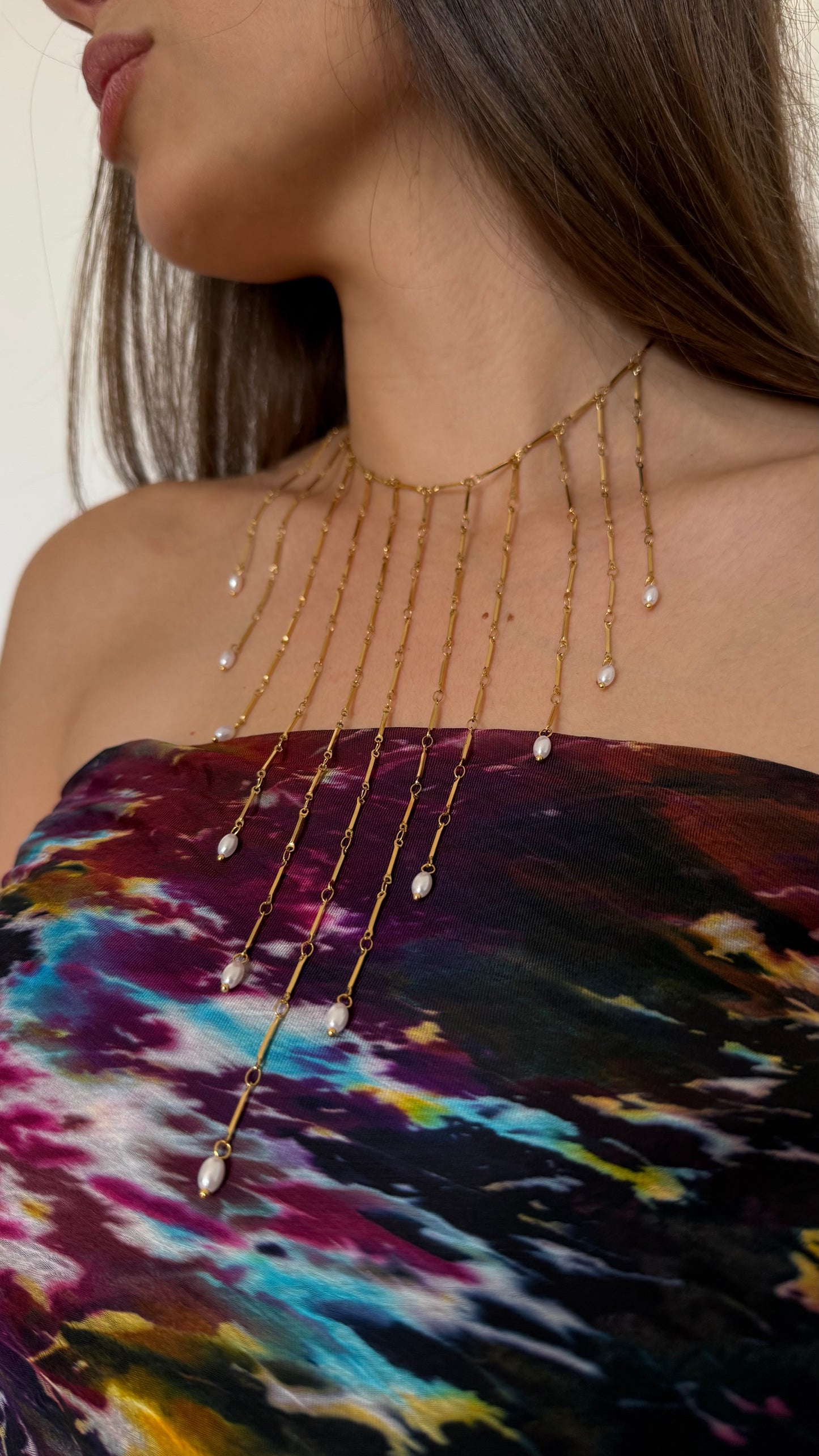 Collar Lluvia de Perlas