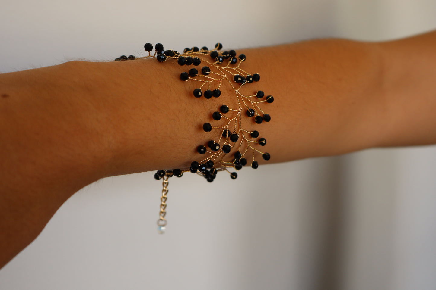 Pulsera Crystal Negro