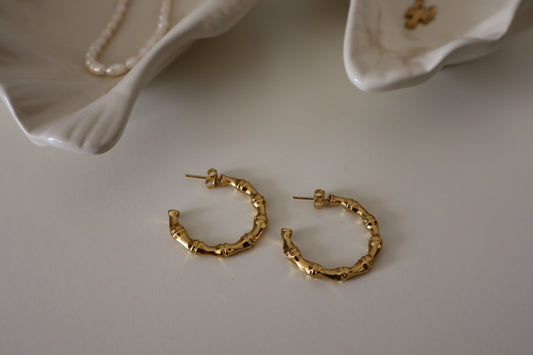 Pendientes Golden Bamboo