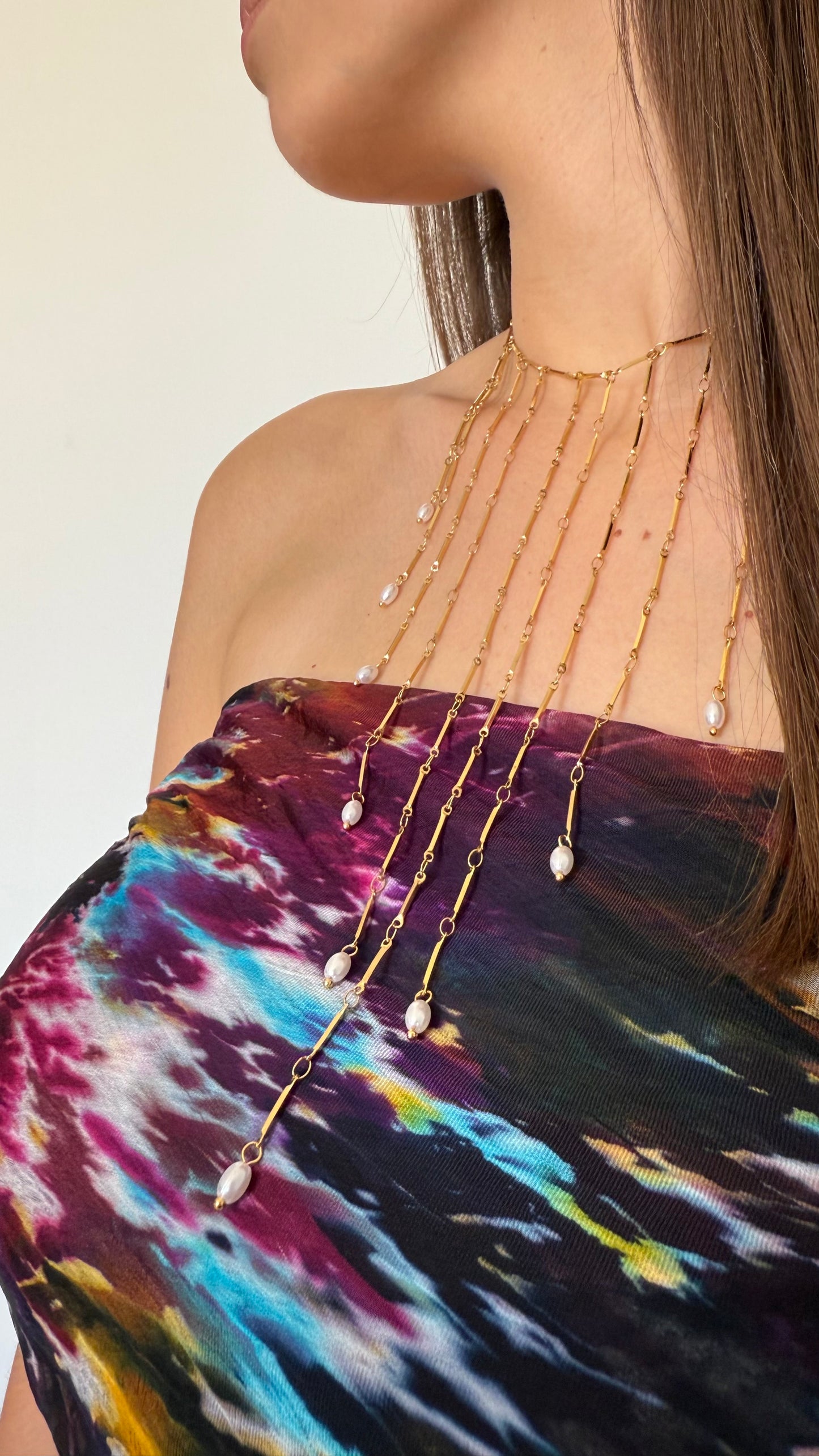 Collar Lluvia de Perlas