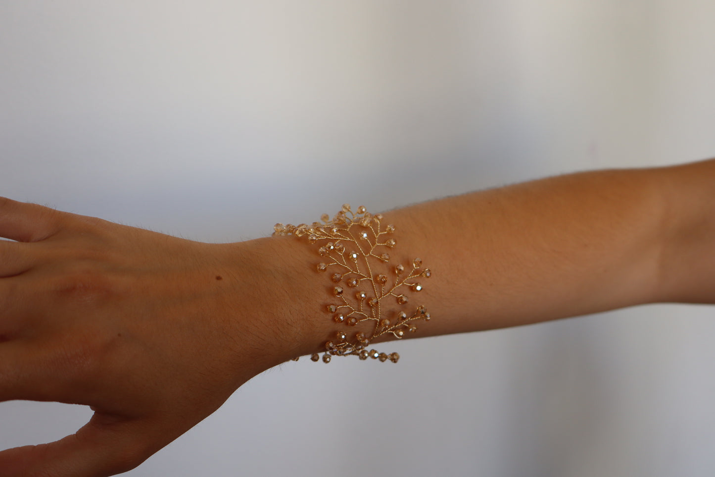 Pulsera Crystal Champán