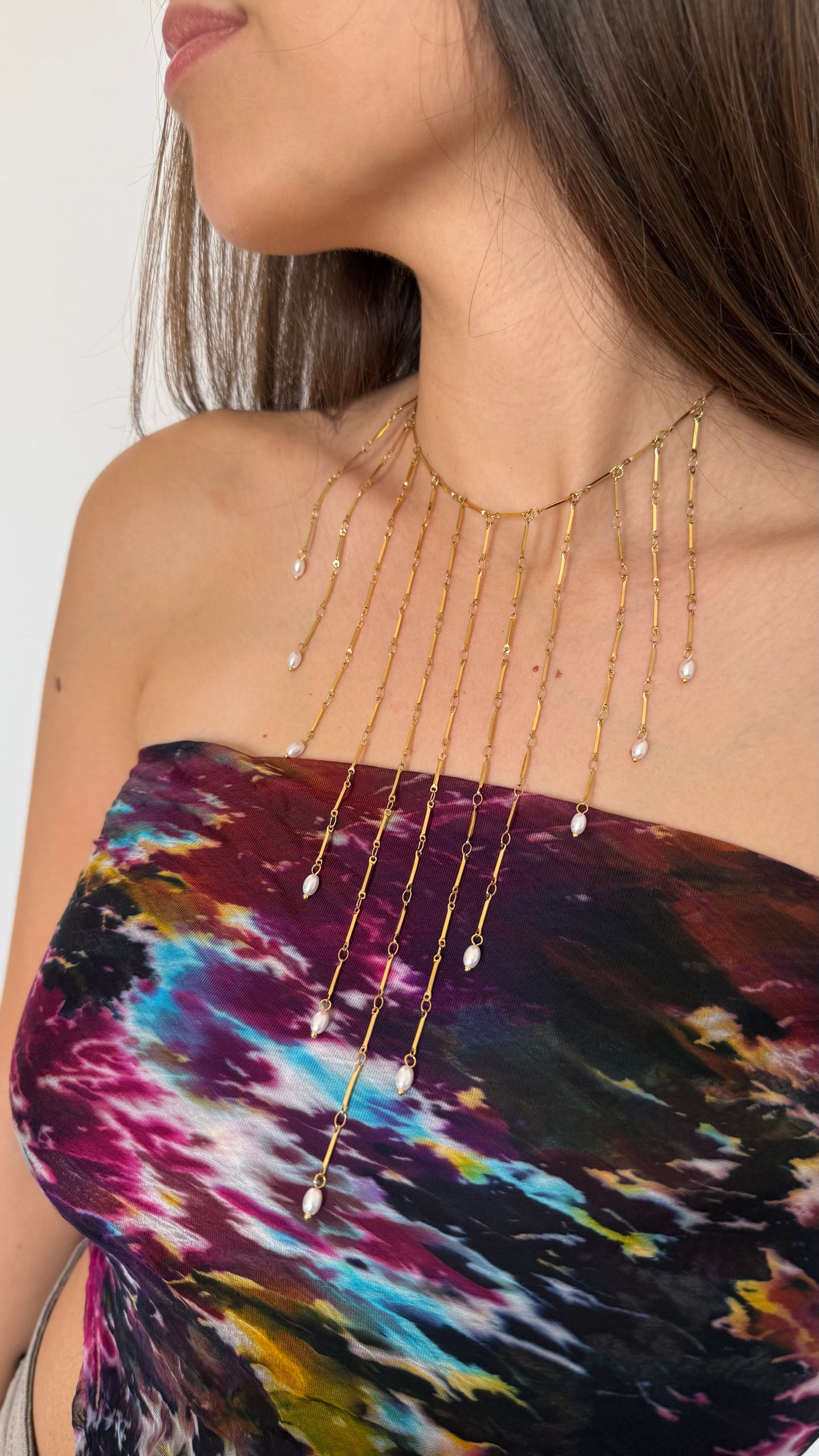 Collar Lluvia de Perlas