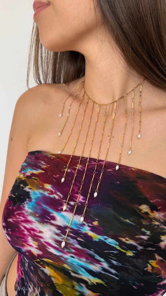 Collar Lluvia de Perlas