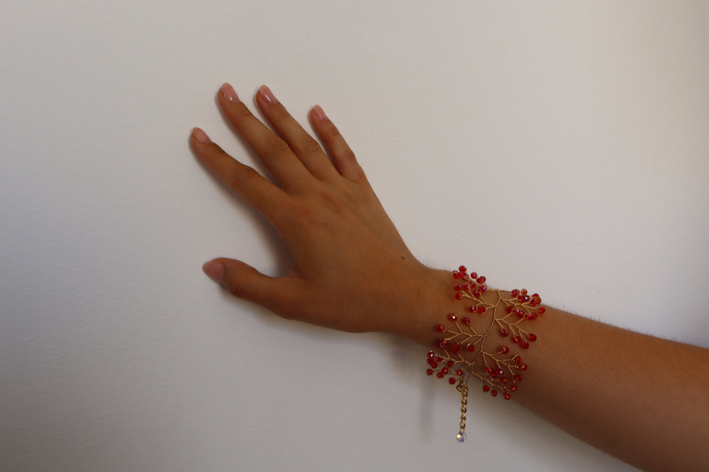 Pulsera Crystal Burdeo