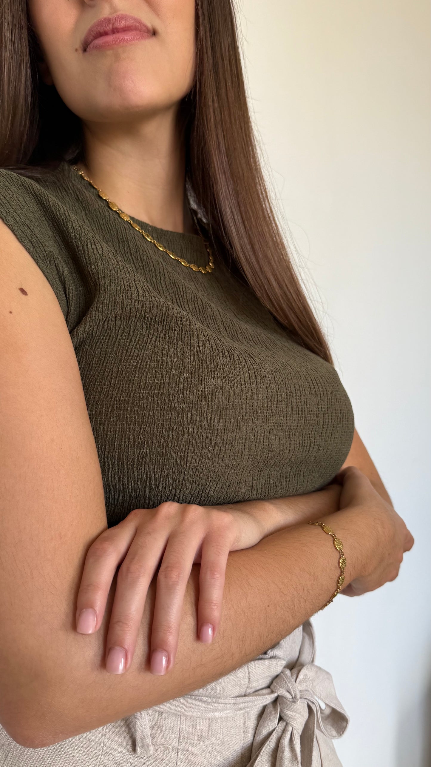 Collar/ pulsera Sophie dorados