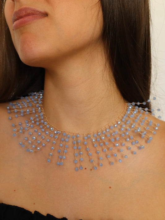 Collar Crystal Cascada Celeste