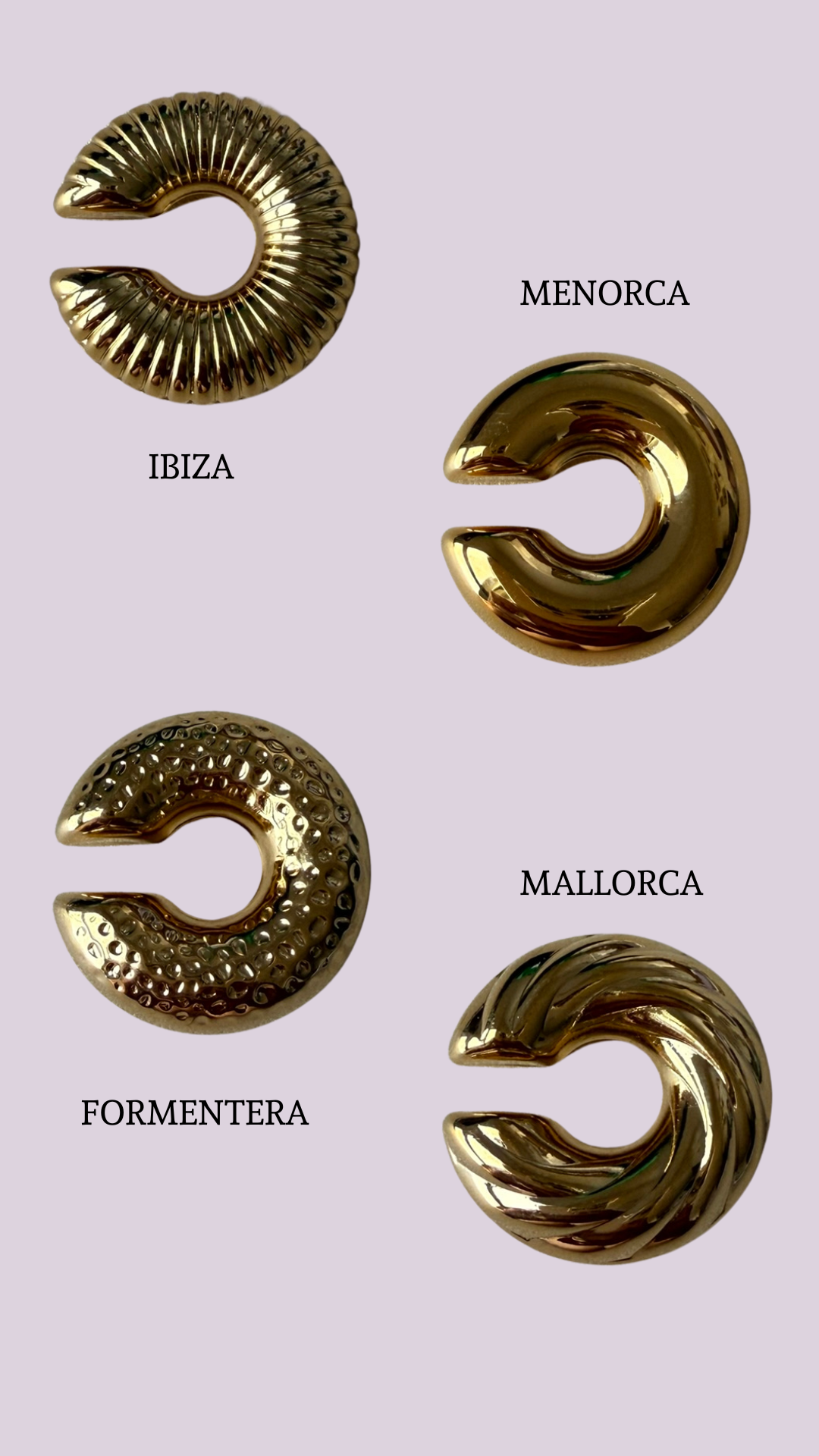 Ear Cuff Maxi Dorados