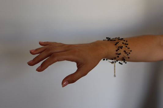 Pulsera Crystal Negro
