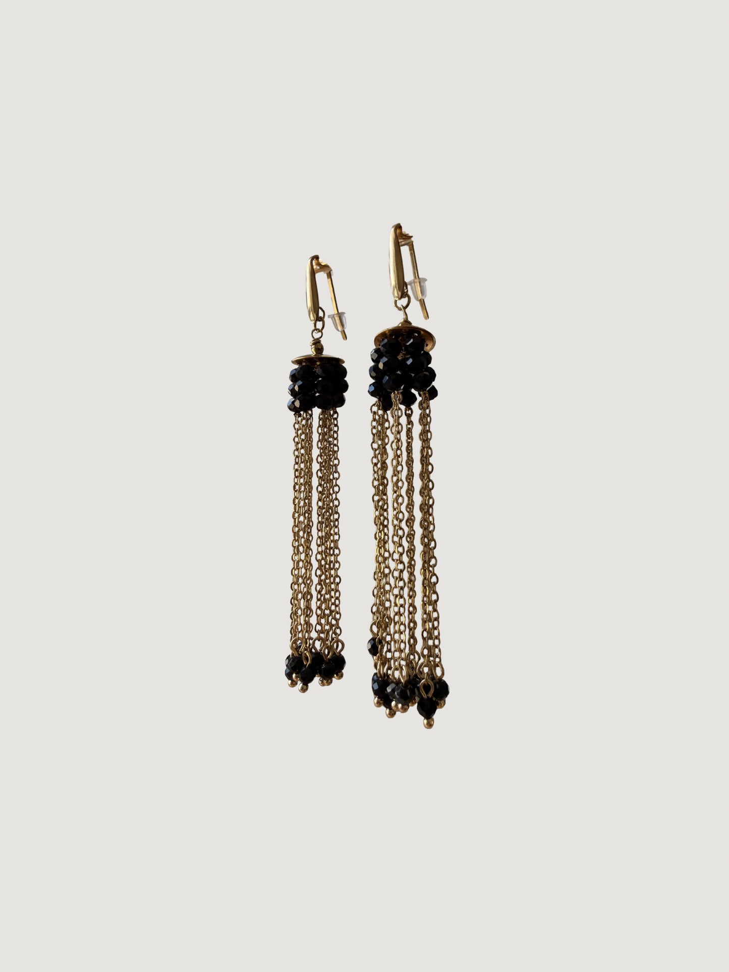 Pendientes Varsha Negro