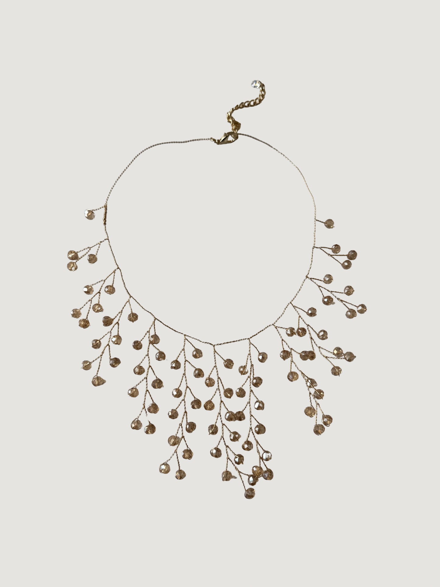 Collar Crystal Champagne