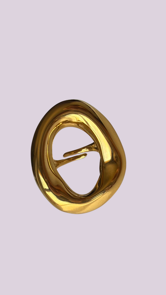 Anillo Oira Maxi Dorado