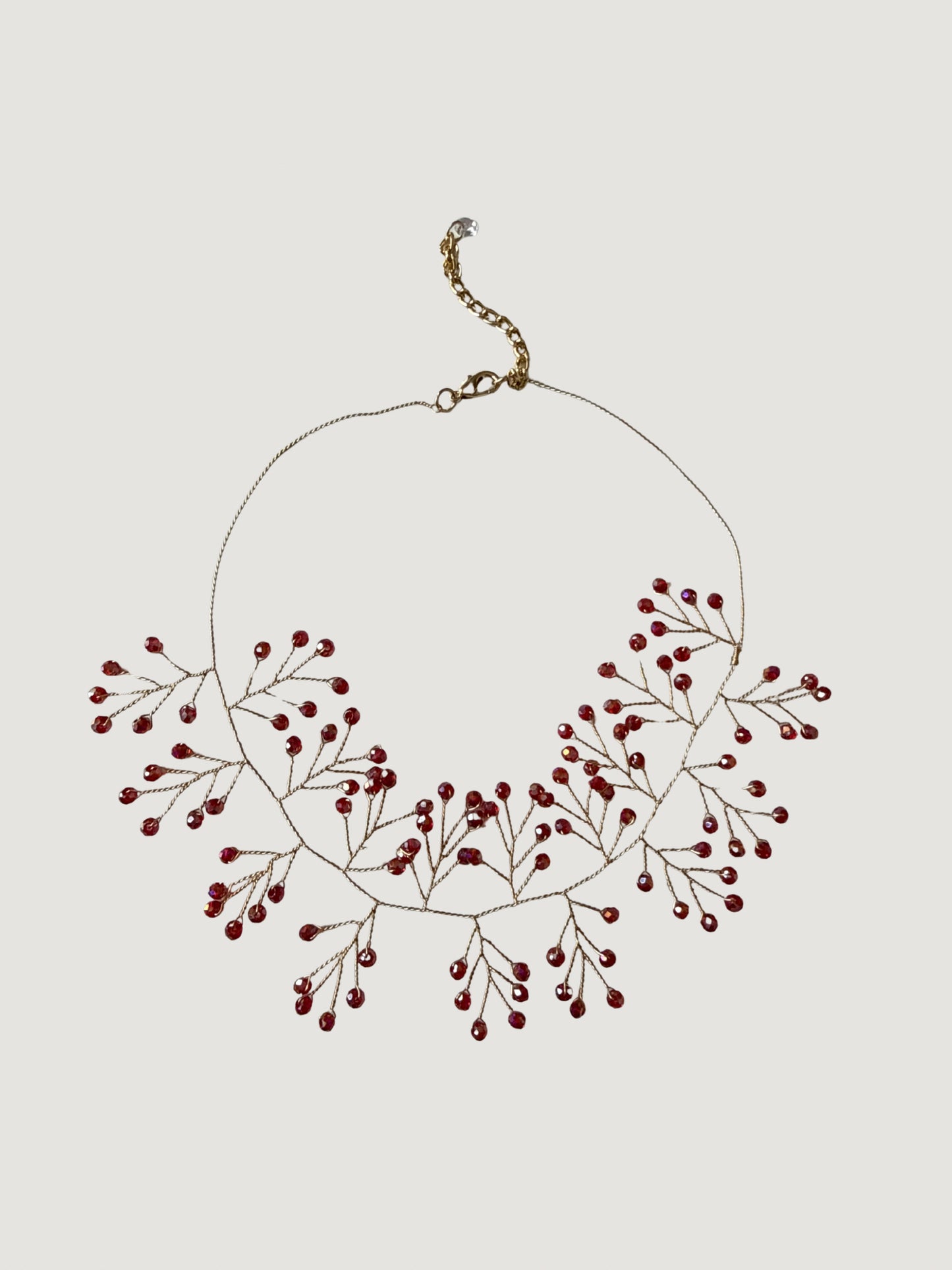 Gargantilla Crystal Burgundy