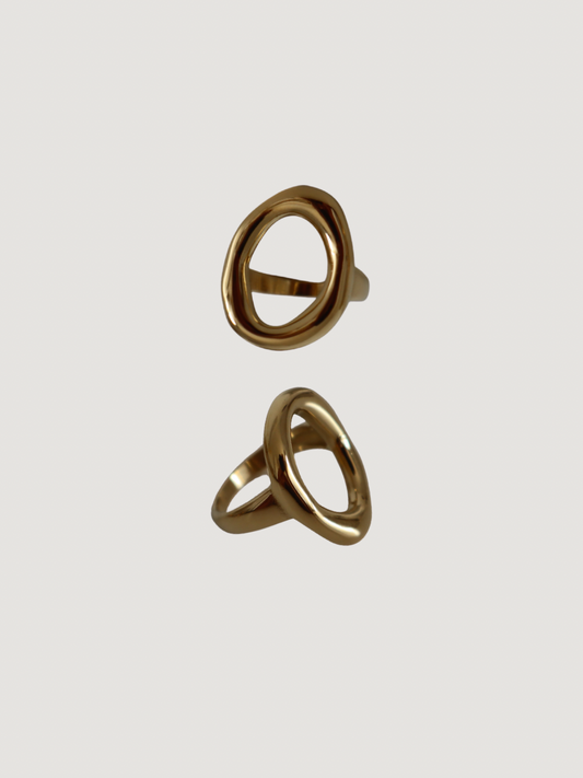 Anillo Oira Mini Dorado