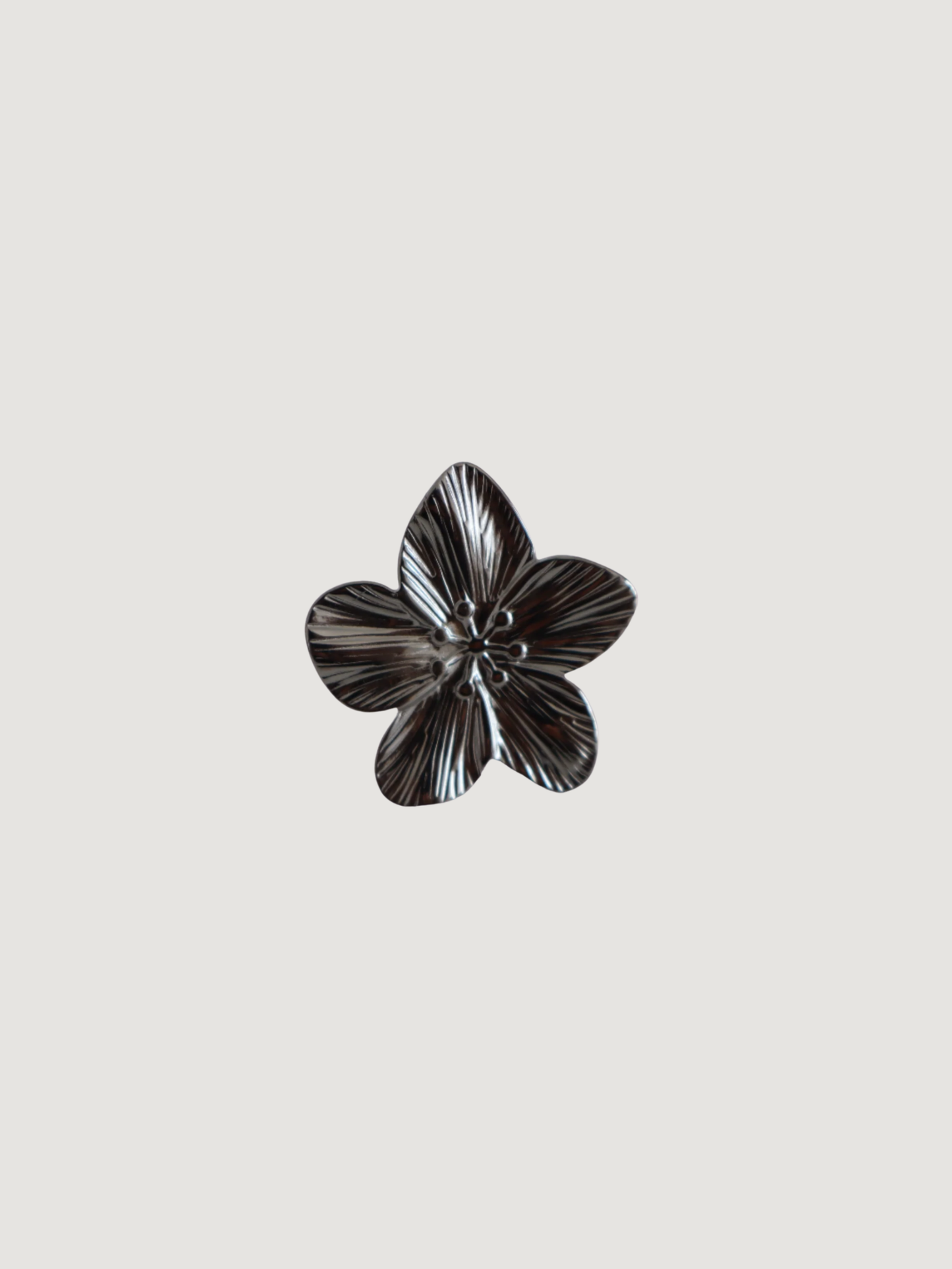 Anillo Sakura Plateado