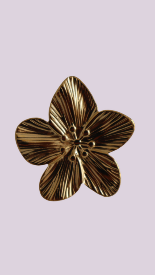 Anillo Sakura Dorado