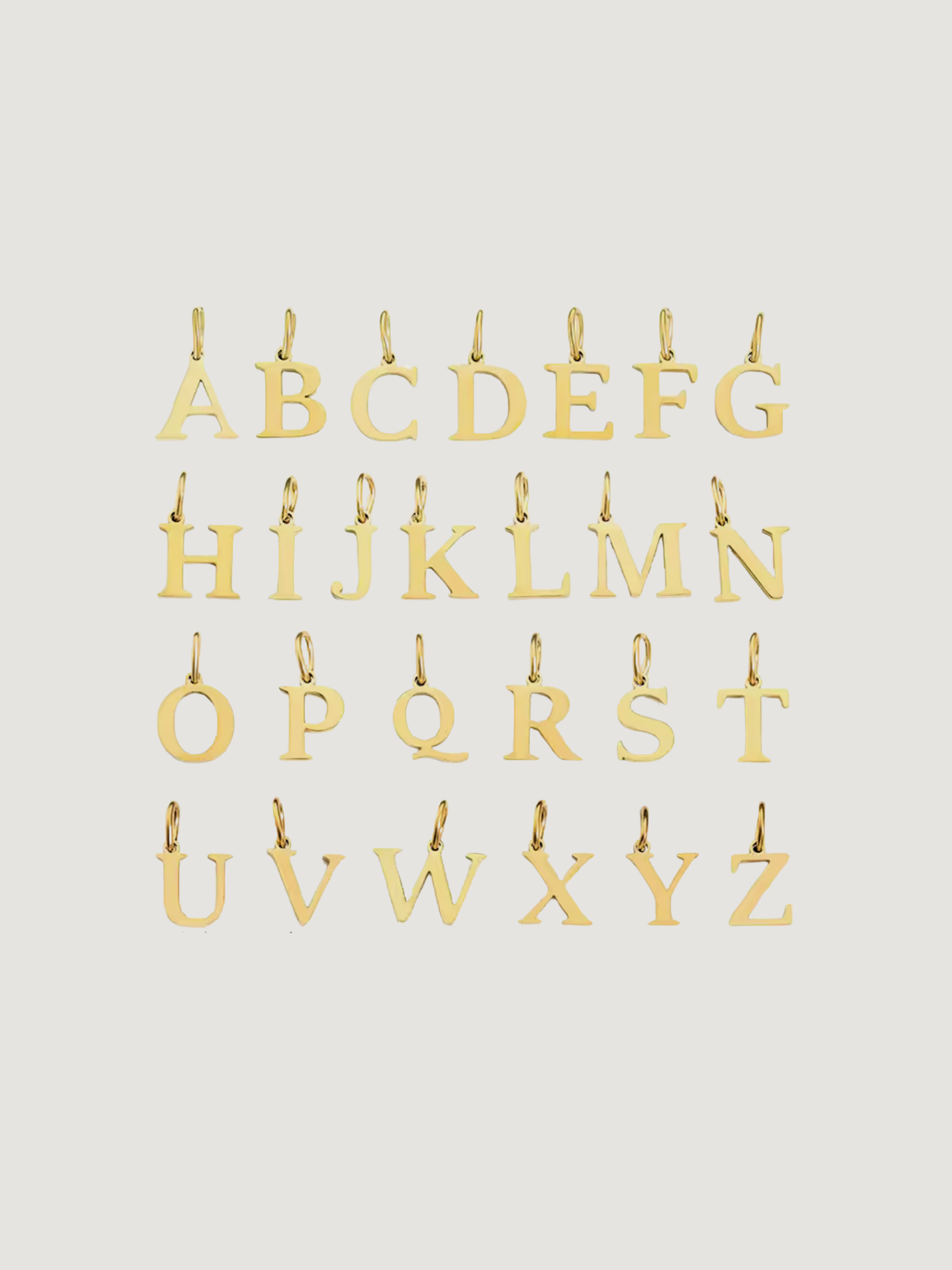 Iniciales Relieve Doradas