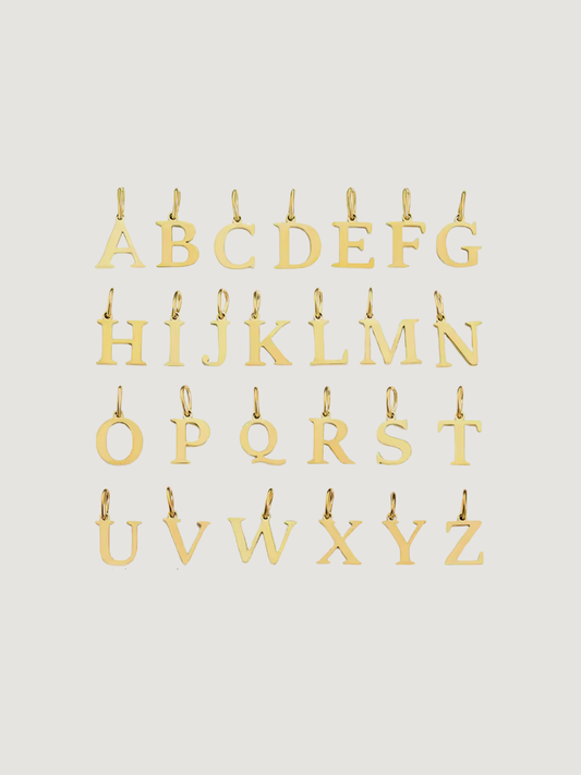 Iniciales Relieve Doradas