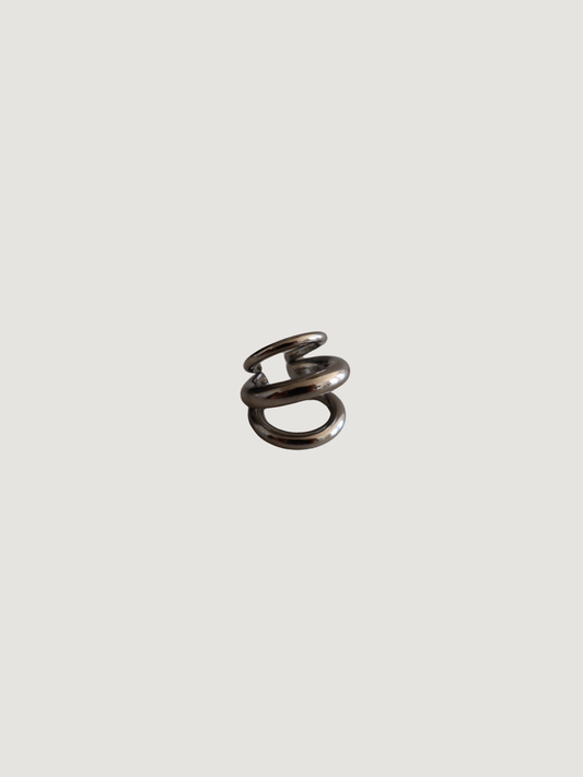 Ear Cuff Triple Plateado