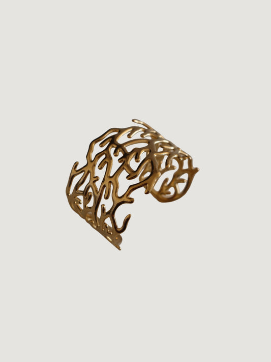 Brazalete Coral Dorado