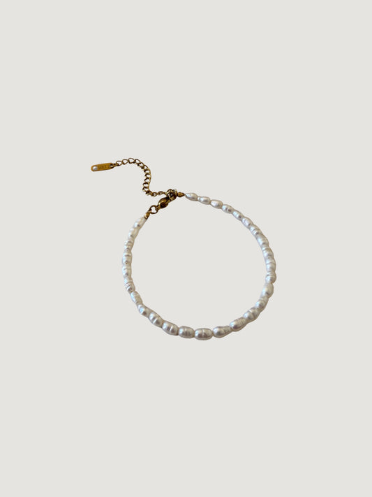 Pulsera de perlas naturales