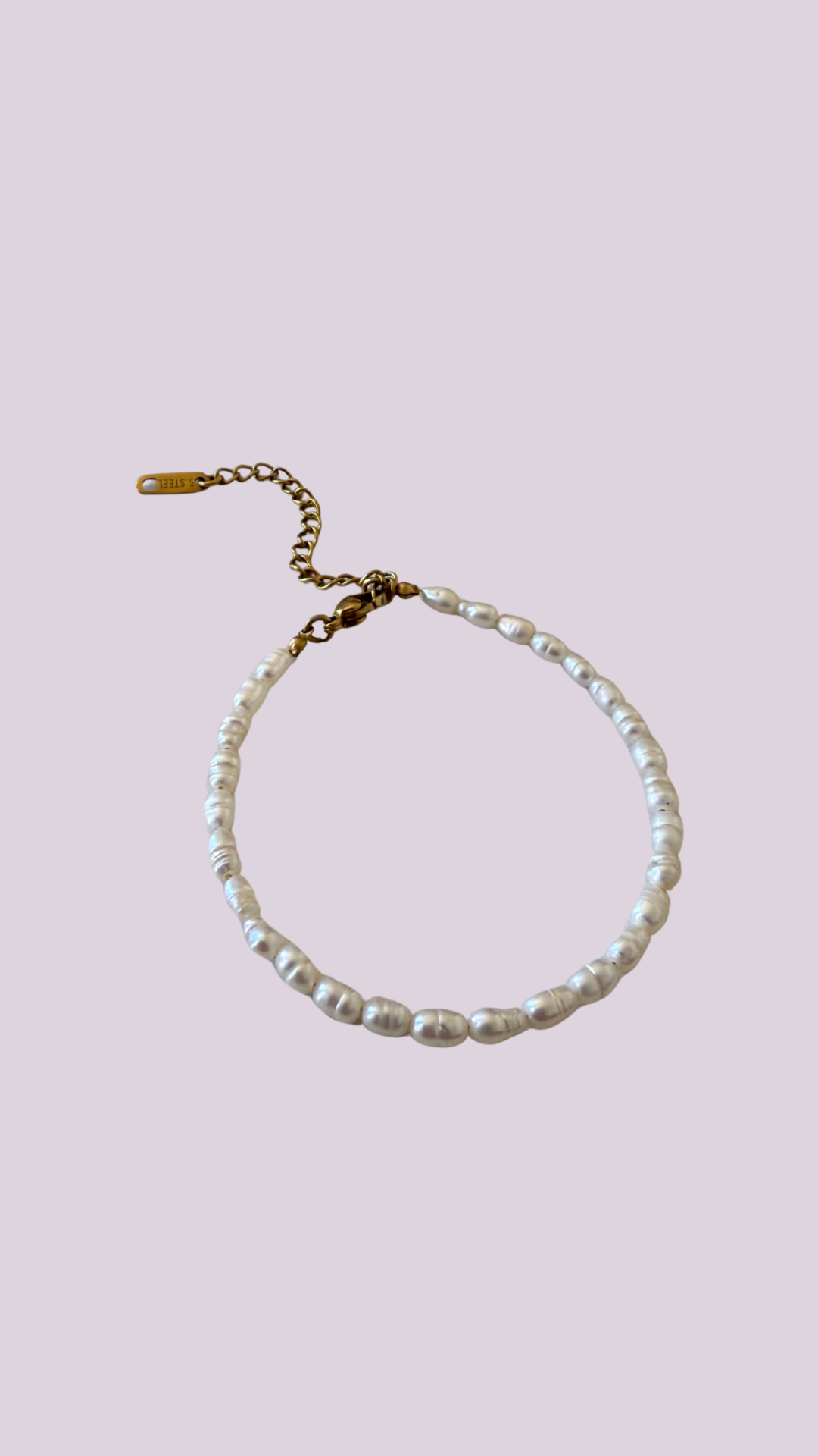 Pulsera de perlas naturales