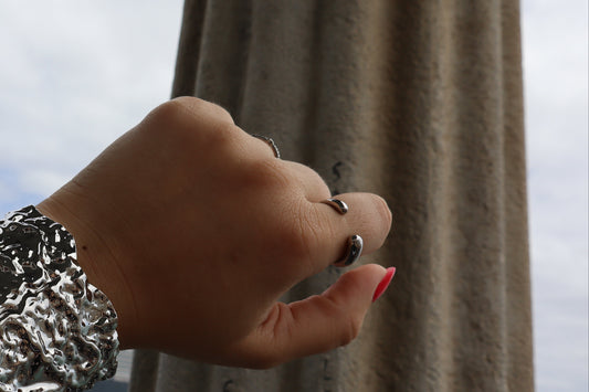 Anillo Rose Plateado