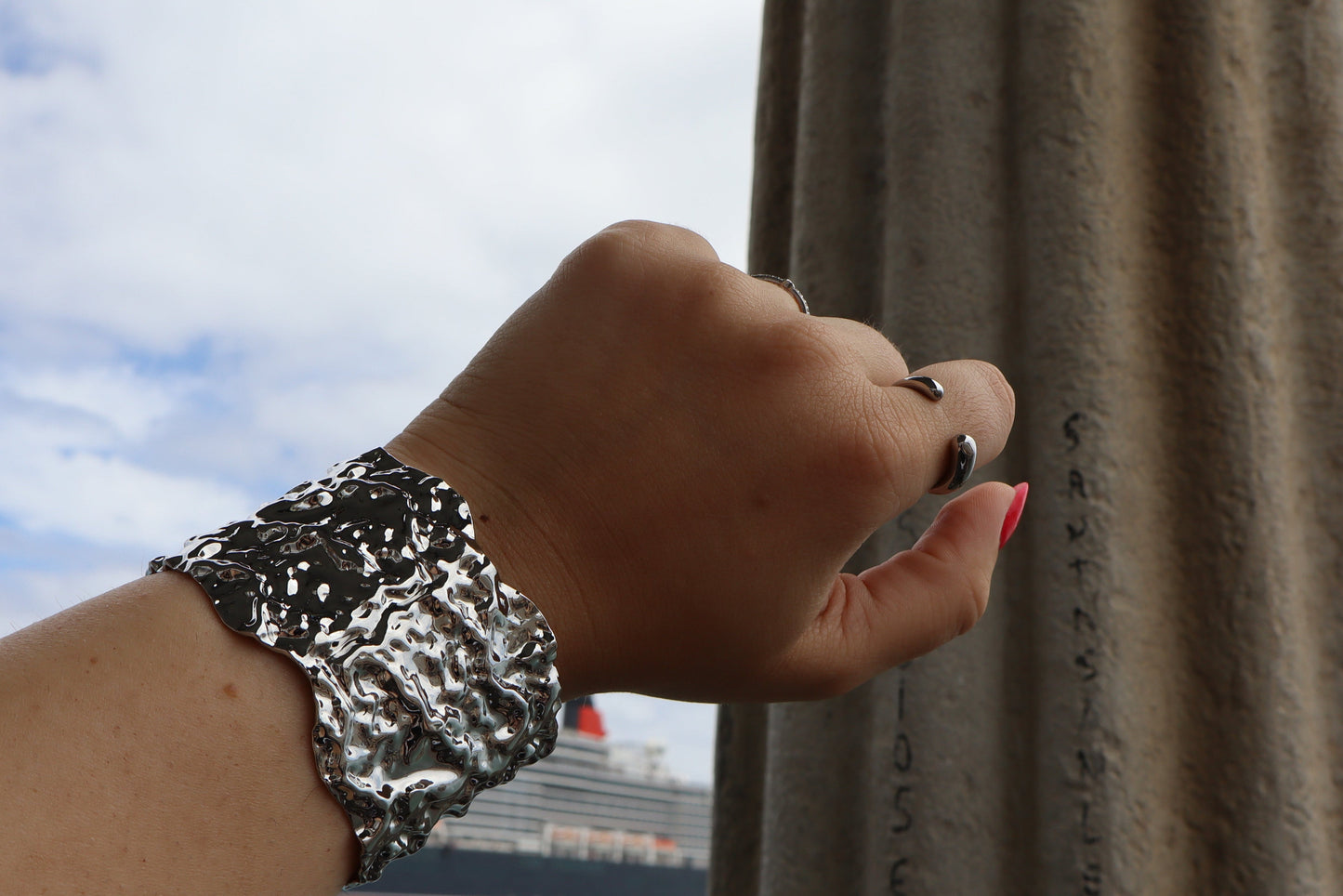 Brazalete Amalfi Plateado