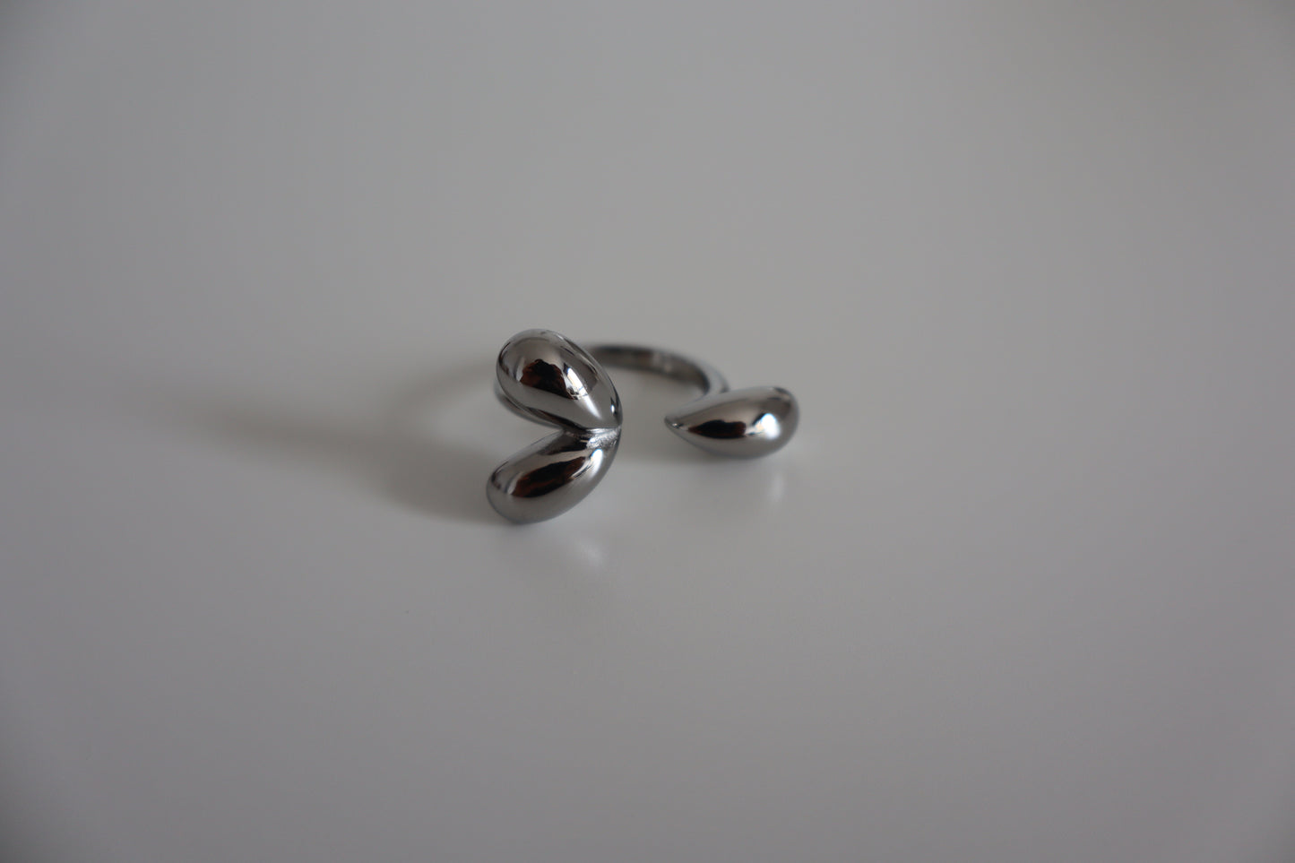 Anillo Pétalo Plateado