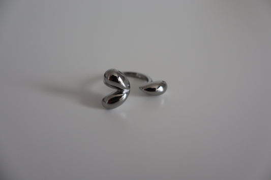 Anillo Pétalo Plateado