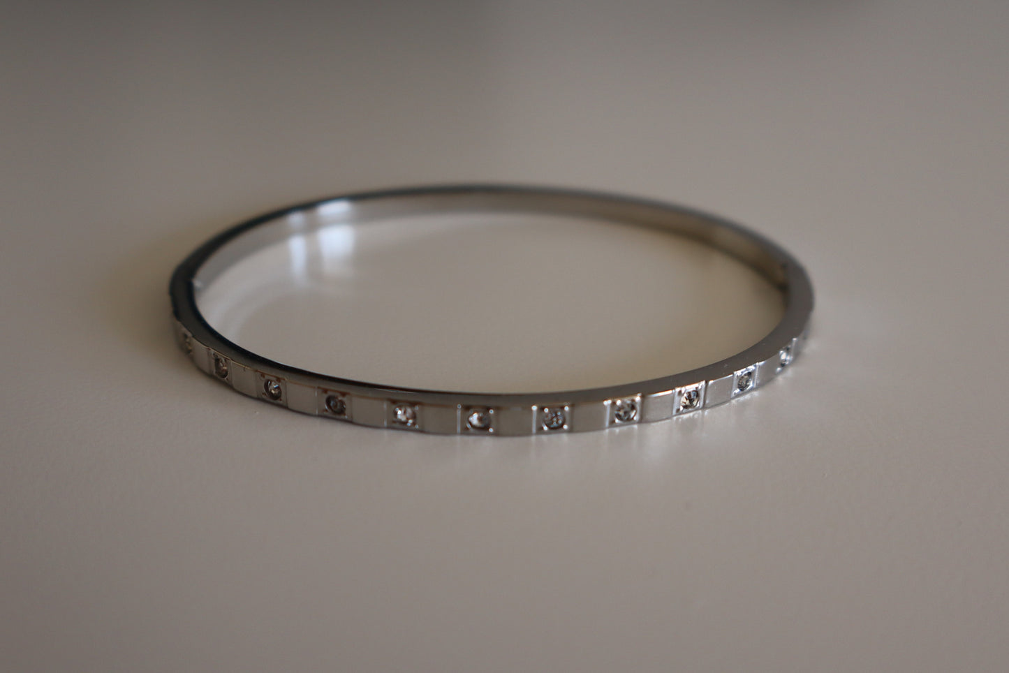 Brazalete Lina Plateado