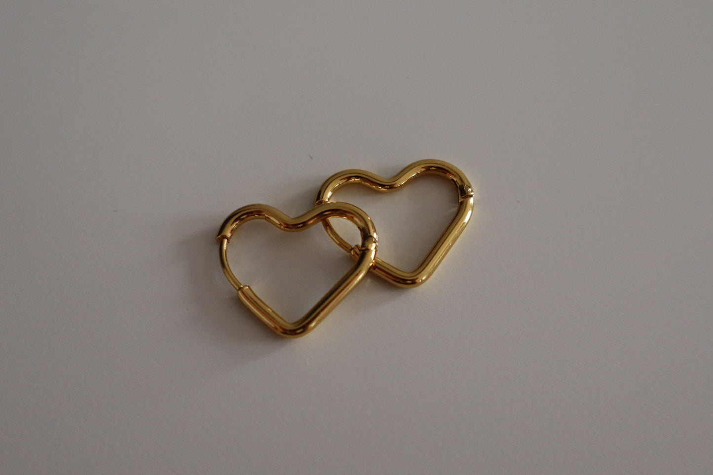 Pendientes Corazón Dorados