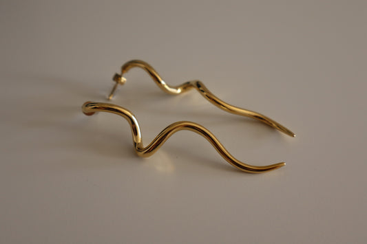 Pendientes Espiral Dorados