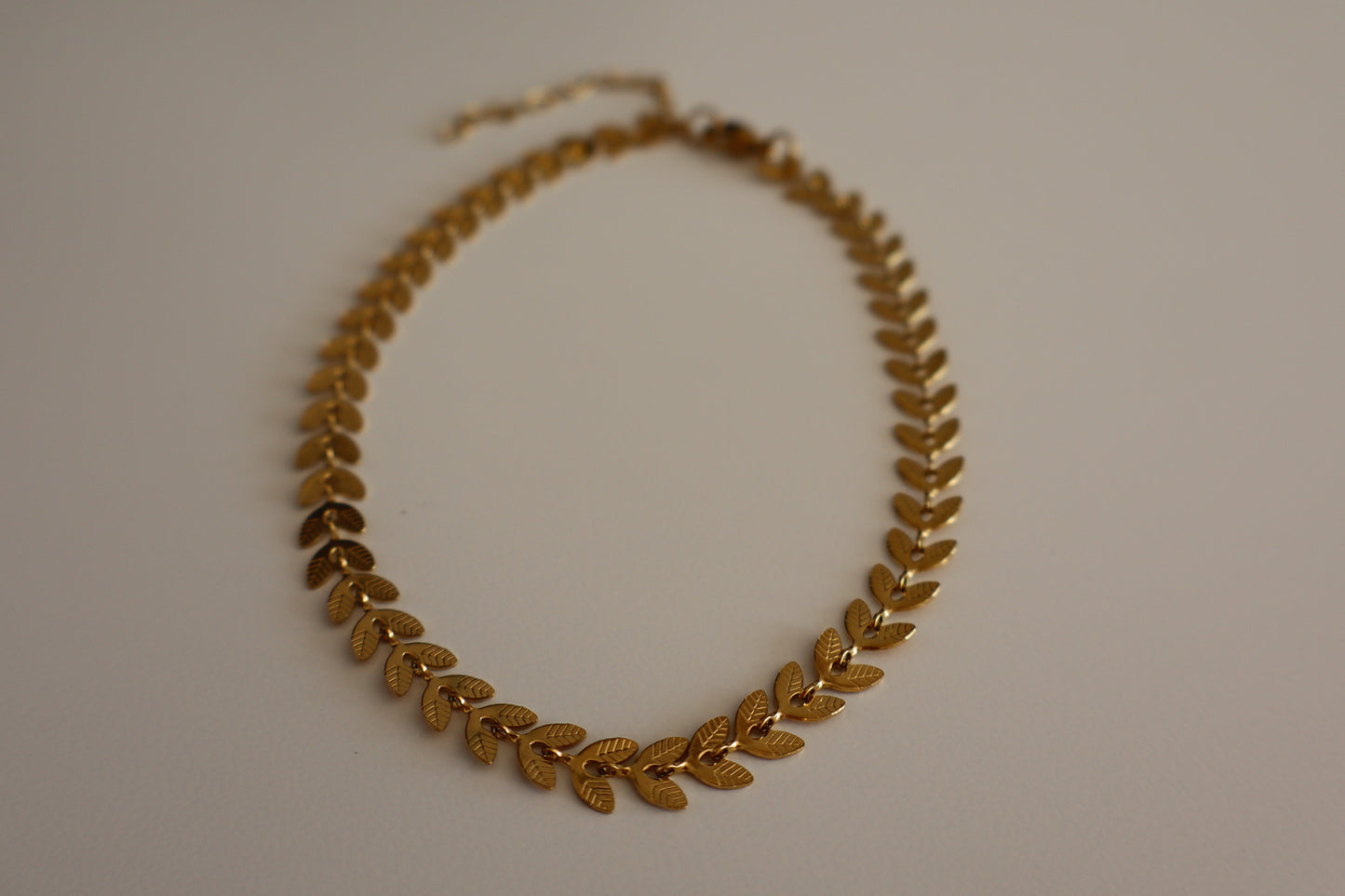 Tobillera Espiga en Dorado