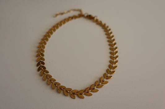 Tobillera Espiga en Dorado