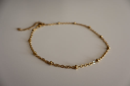 Tobillera Clásica en Dorado