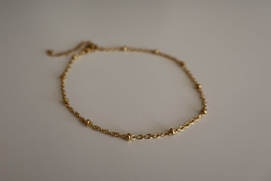 Tobillera Clásica en Dorado