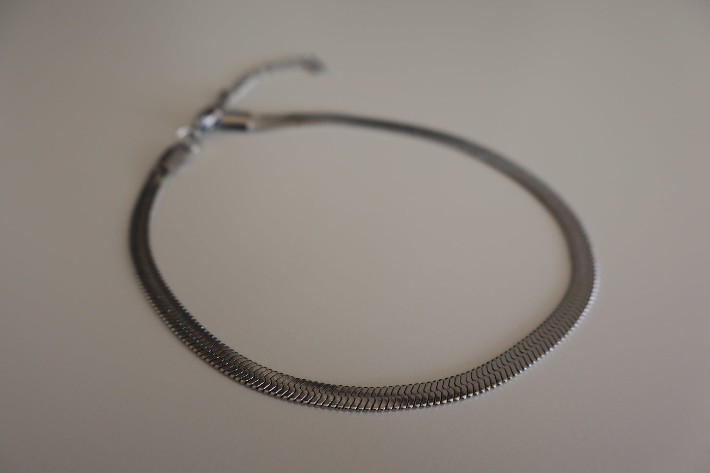 Tobillera Cinta en Plateado