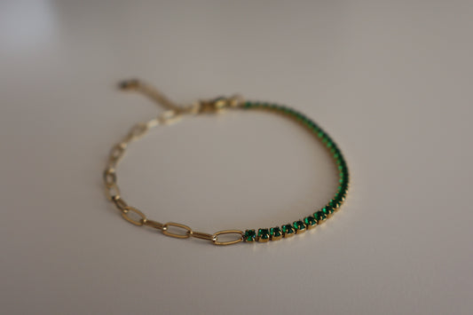 Pulsera Diamonds Verde
