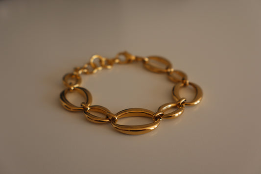 Pulsera Manuela en Dorado