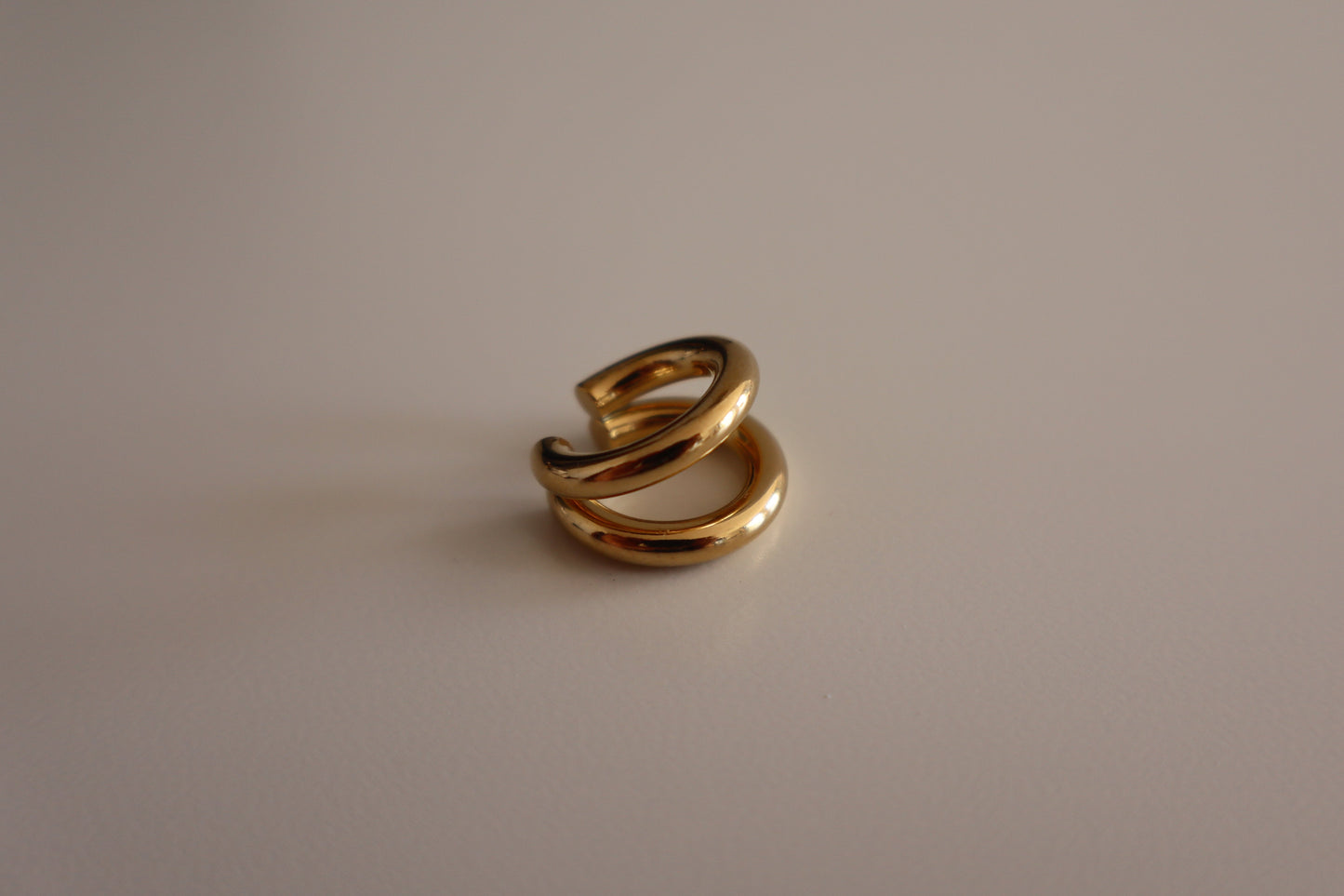 Ear Cuff Doble Dorado