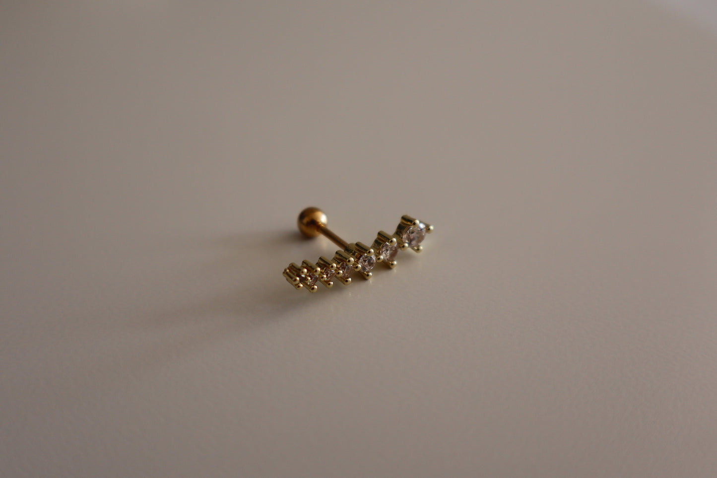 Piercing Estela en Dorado